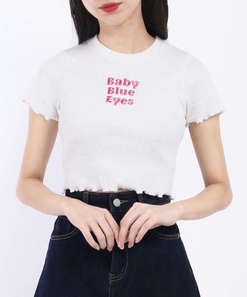 WC（ダブル シー）の「ロゴリブメロウT（Tシャツ/カットソー・レディース・ブラック/ブルー/ピンク・FREE）」の20枚目の写真