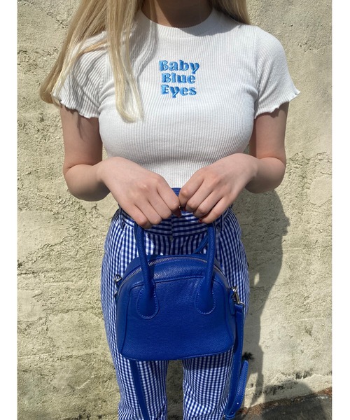 WC（ダブル シー）の「ロゴリブメロウT（Tシャツ/カットソー・レディース・ブラック/ブルー/ピンク・FREE）」の12枚目の写真