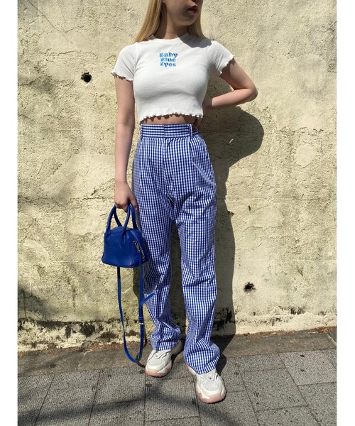 WC（ダブル シー）の「ロゴリブメロウT（Tシャツ/カットソー・レディース・ブラック/ブルー/ピンク・FREE）」の14枚目の写真