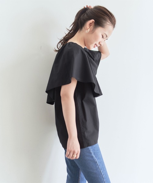 titivate(ティティベイト)の「フリルギャザーデザインブラウス(シャツ/ブラウス・レディース・オフホワイト/ブラック/イエロー系その他・S/M)」の18枚目の写真