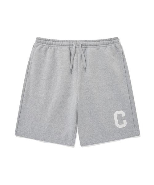 COVERNAT(カバーナット)の「【COVERNAT】C LOGO SWEAT SHORTS / カバーナット Cロゴ スウェット ショートパンツ(スウェットパンツ・メンズ・ブラック/グレー/ヘザーグレー・SMALL/MEDIUM/LARGE)」の1枚目の写真