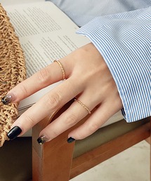 ABBEY MARKET（アビーマーケット）の「Silver925 シルバーリング ツイストリング シンプルリング（リング）」