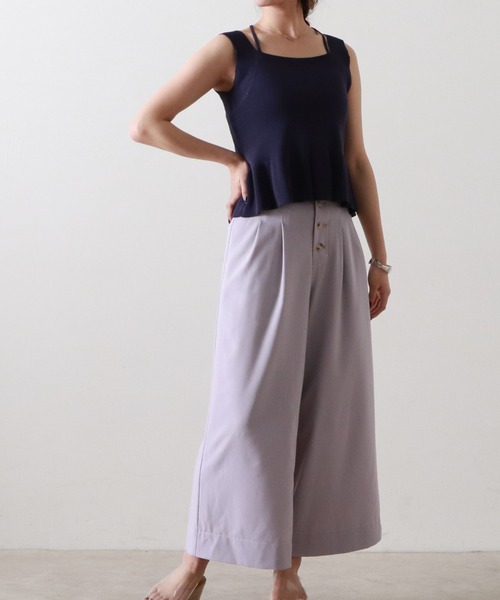 Cheek(チーク)の「ホルターネックニットプルオーバー(ニット/セーター・レディース・ネイビー/レッド/アイボリー・MEDIUM)」の16枚目の写真