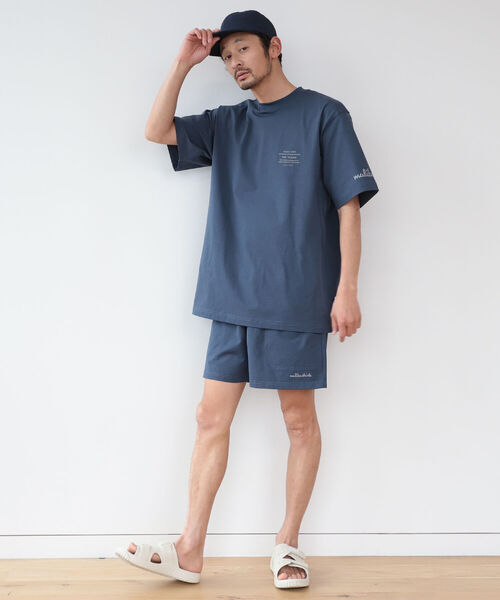 B:MING by BEAMS（ビーミングバイビームス）の「MALIBU SHIRTS x B:MING by BEAMS / 別注 LAND AND  WATER Tシャツ(セットアップ対応)（Tシャツ/カットソー・メンズ・ブラック/ホワイト/ネイビー・MEDIUM/LARGE/X-LARGE）」の6枚目の写真