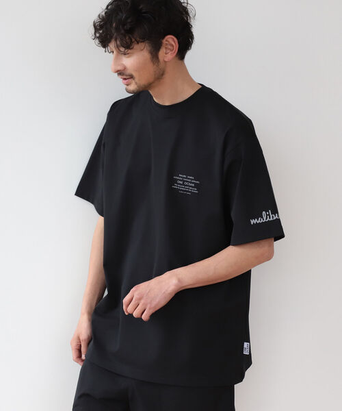 B:MING by BEAMS（ビーミングバイビームス）の「MALIBU SHIRTS x B:MING by BEAMS / 別注 LAND AND  WATER Tシャツ(セットアップ対応)（Tシャツ/カットソー・メンズ・ブラック/ホワイト/ネイビー・MEDIUM/LARGE/X-LARGE）」の10枚目の写真