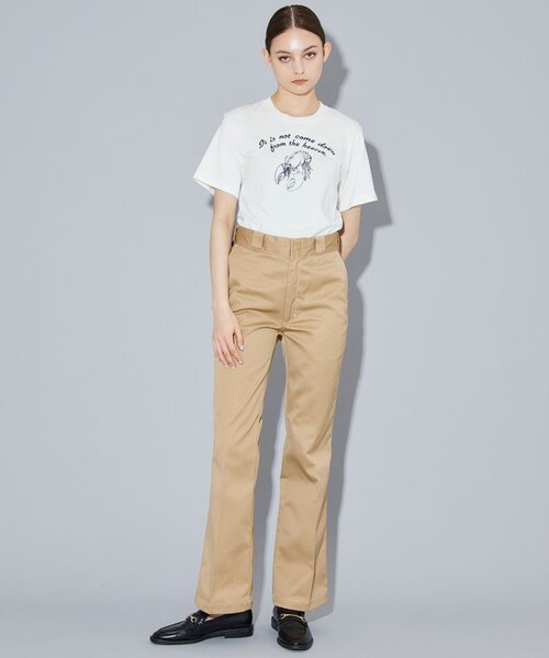 TOGA PULLA（トーガ　プルラ）の「【TOGA PULLA/トーガプルラ】フレアパンツDickies SP（その他パンツ・レディース・ベージュ/ブラック/ネイビー・36/34）」の17枚目の写真