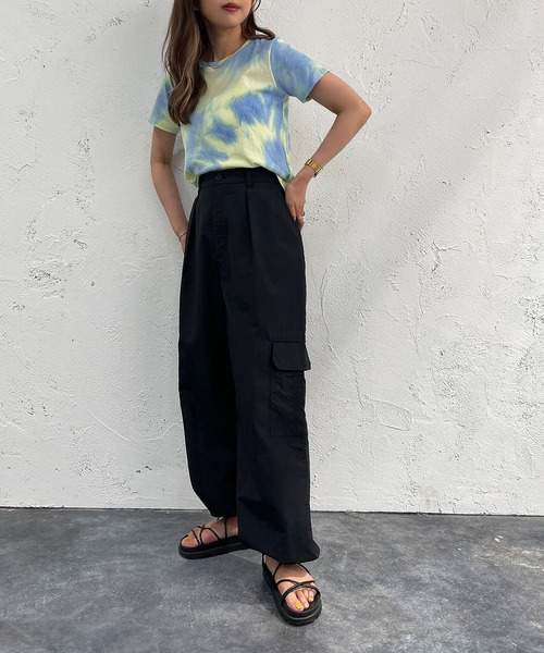 apres jour mignon(アプレジュールミニョン)の「マーブル柄トップス【ZOZOTOWN限定アイテム】(Tシャツ/カットソー・レディース・ブルー系その他/グリーン系その他/ピンク系その他・フリー/X-LARGE)」の8枚目の写真