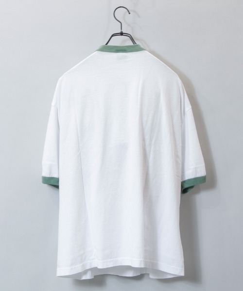 SCREEN STARS（スクリーンスターズ）の「MC-リンガー.SSTEE（Tシャツ/カットソー・メンズ・ブラック/グリーン・M/L）」の6枚目の写真