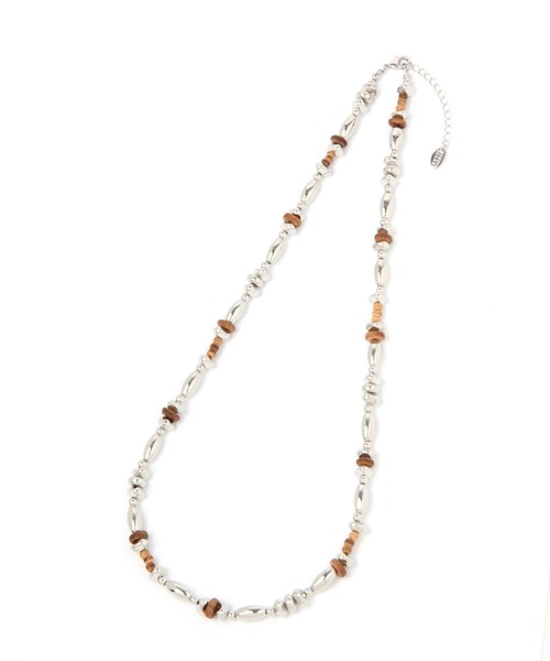 LOWRYS FARM(ローリーズファーム)の「デザインビーズネックレス 282183(ネックレス・レディース・シルバー/ゴールド/その他・フリー)」の1枚目の写真