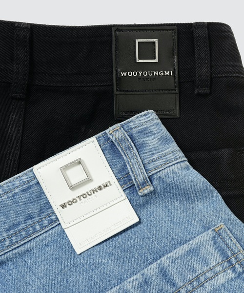 WOOYOUNGMI(ウーヨンミ)の「MENS PANTS(デニムパンツ・メンズ・ブラック/ブルー・46/48)」の7枚目の写真