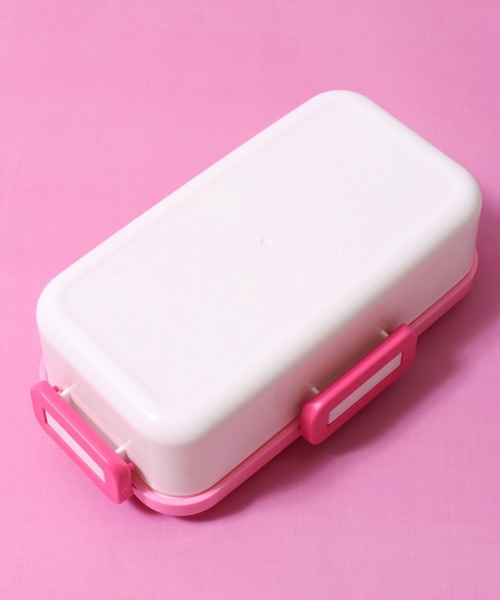 BAYBLO（ベイブロ）の「(SK)抗菌 ふわっと盛れる 弁当箱[530ml]（お弁当箱・キッズ・ブルー系その他/パープル系その他/ホワイト×ブラック/ライトパープル/クリーム/ライトピンク/サックスブルー/ターコイズブルー/ピンク系/ライラック系・ONE SIZE）」の19枚目の写真