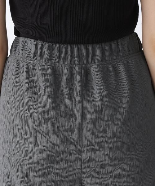 JEANASIS（ジーナシス）の「サマープリーツジャガードフレアパンツ【SETUP対応】/296928（スラックス・レディース・グレー/ピンク/グリーン/アイボリー/ライトパープル/ダークグリーン/スミクロ/パープル・SMALL/MEDIUM）」の14枚目の写真