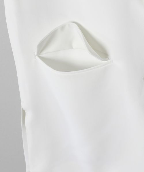 JEANASIS(ジーナシス)の「バックデザインジレ/296211(ベスト・レディース・グレー/ホワイト/ブラック/ライトグレー/ブラウン・FREE)」の13枚目の写真