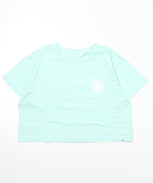 rip curl（リップカール）の「【RIP CURL リップカール】WETTIE ICON TEE II/ショート丈(短丈）バックプリントTシャツ（Tシャツ/カットソー・レディース・ゴールド/ブラック系その他/アクア/コーラル・SMALL/MEDIUM/LARGE）」の16枚目の写真
