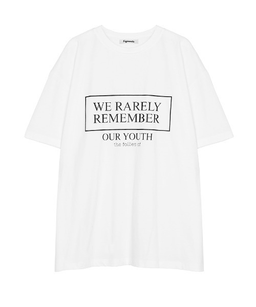 Figments（フィグメンツ）の「REMEMBER Tシャツ（Tシャツ/カットソー・レディース・ホワイト/ブラック・FREE）」の5枚目の写真