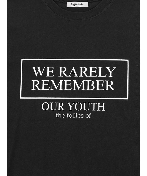 Figments（フィグメンツ）の「REMEMBER Tシャツ（Tシャツ/カットソー・レディース・ホワイト/ブラック・FREE）」の8枚目の写真