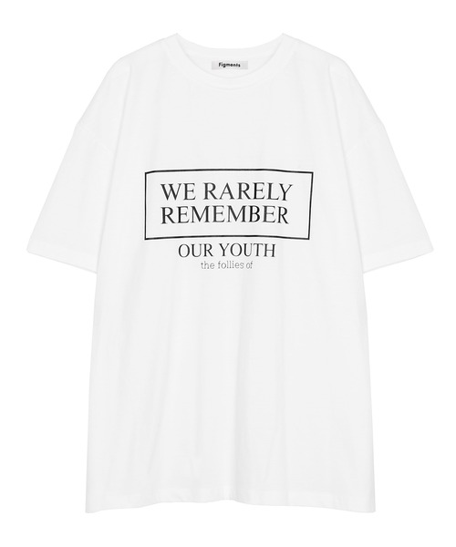 Figments（フィグメンツ）の「REMEMBER Tシャツ（Tシャツ/カットソー・レディース・ホワイト/ブラック・FREE）」の14枚目の写真
