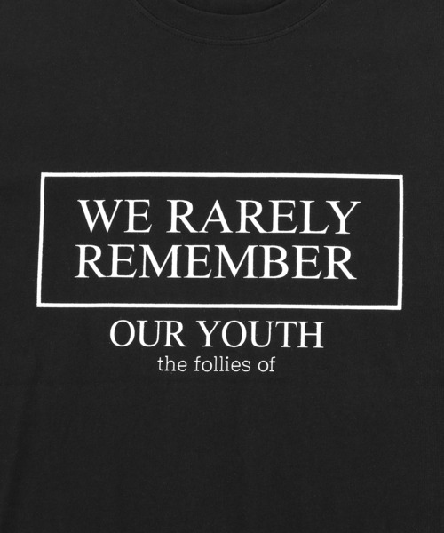 Figments（フィグメンツ）の「REMEMBER Tシャツ（Tシャツ/カットソー・レディース・ホワイト/ブラック・FREE）」の17枚目の写真