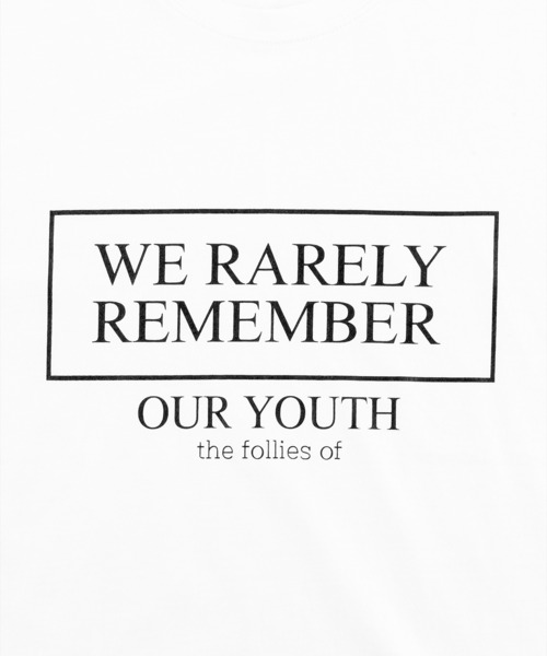 Figments（フィグメンツ）の「REMEMBER Tシャツ（Tシャツ/カットソー・レディース・ホワイト/ブラック・FREE）」の16枚目の写真