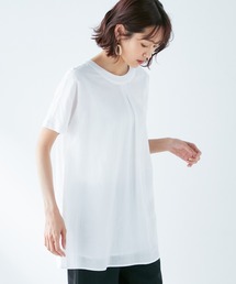 刺しゅう切り替えチュニック