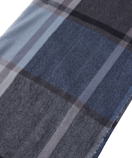 MILKFED.（ミルクフェド）の「BAR LOGO PLAID STOLE（ストール/ショール・レディース・ブラック/ブラウン/オフホワイト・ONE SIZE）」の10枚目の写真