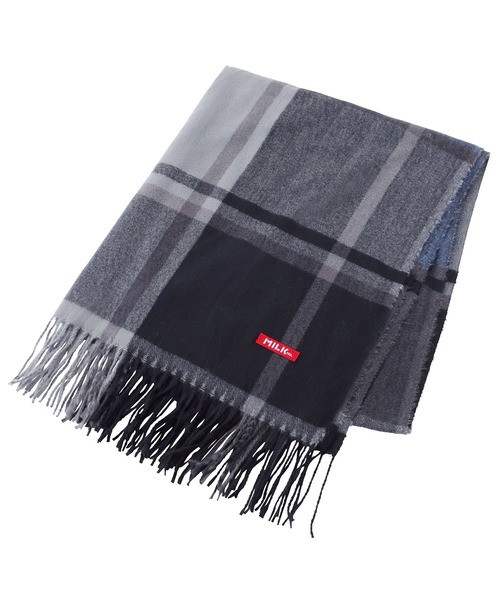MILKFED.（ミルクフェド）の「BAR LOGO PLAID STOLE（ストール/ショール・レディース・ブラック/ブラウン/オフホワイト・ONE SIZE）」の15枚目の写真