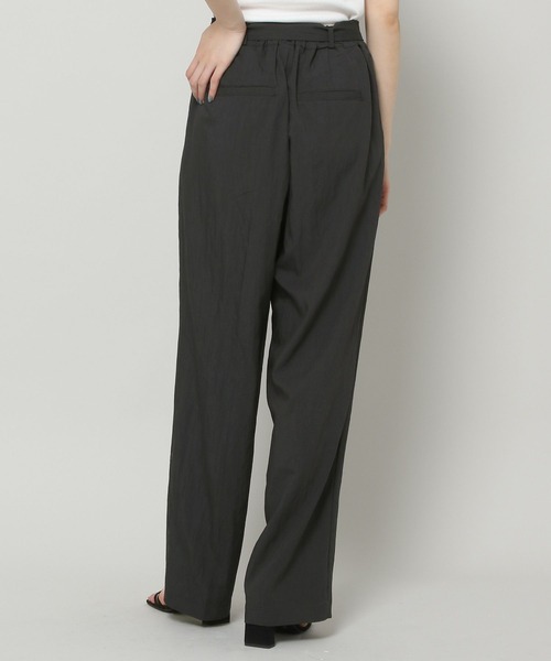 ALAND（エーランド）の「3.3Field Trip／BELTED SLACKS　2299895（スラックス・レディース・ブラック/カーキ/クリーム・FREE）」の8枚目の写真