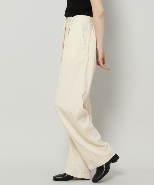 ALAND（エーランド）の「3.3Field Trip／BELTED SLACKS　2299895（スラックス・レディース・ブラック/カーキ/クリーム・FREE）」の18枚目の写真