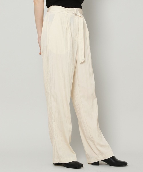 ALAND（エーランド）の「3.3Field Trip／BELTED SLACKS　2299895（スラックス・レディース・ブラック/カーキ/クリーム・FREE）」の19枚目の写真