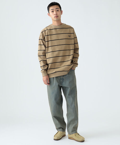 BEAMS（ビームス）の「FRED PERRY × BEAMS / 別注 Stripe Pique Long