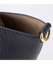 IEDIT（イディット）の「IEDIT バンブー持ち手の一枚革風本革  