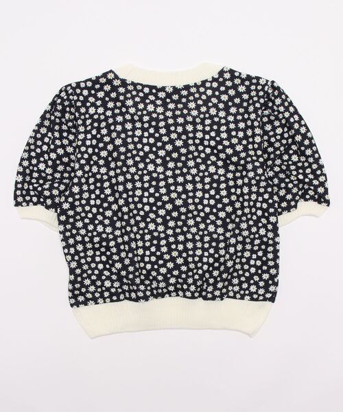 ARCHIVER(アーカイバ)の「【Bl】【LAnGe】フラワーパフスリーブトップス(Tシャツ/カットソー・レディース・ブラック/パープル/ブルー・FREE)」の7枚目の写真