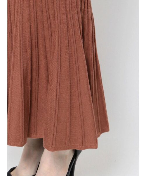 RESEXXY（リゼクシー）の「ドッキングニットワンピース（ワンピース・レディース・ブラック/ベージュ/オレンジ・FREE）」の11枚目の写真