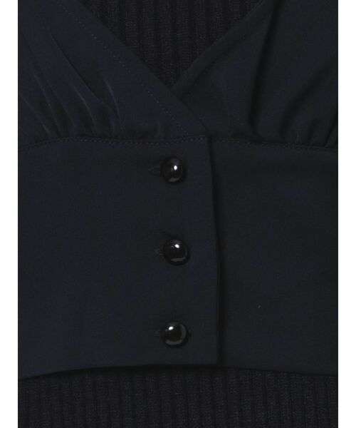 RESEXXY（リゼクシー）の「ドッキングニットワンピース（ワンピース・レディース・ブラック/ベージュ/オレンジ・FREE）」の20枚目の写真