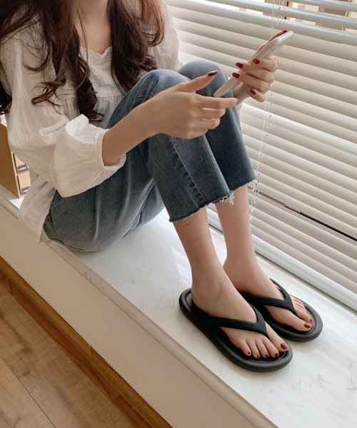 MANGROVE(マングローブ)の「BASICトングサンダル(サンダル・レディース・ホワイト/ブラック/パープル/オレンジ・MEDIUM/LARGE)」の19枚目の写真
