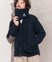 mcg3076-【HIMALAYAN CLIMBERS HAND-KNIT】手編みZIPカーディガン