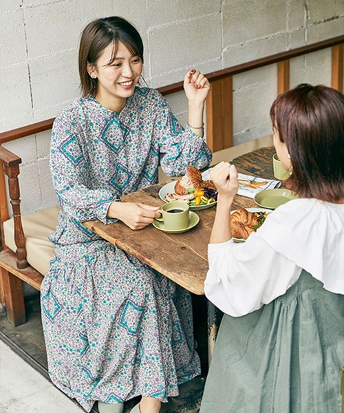 studio CLIP（スタディオクリップ）の「【NEXTWEEKENDコラボ】風と遊ぶワンピース 初秋[プチサイズあり]（ワンピース・レディース・その他1/その他2/その他3・MEDIUM/SMALL/PM/PS）」の7枚目の写真