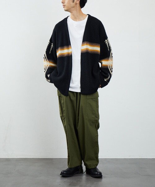 PENDLETON(ペンドルトン)の「PENDLETON/ペンドルトン ペンドルトン 別注 KNIT CARDIGAN/ジャカード ニット カーディガン(カーディガン/ボレロ・メンズ・オフホワイト/ブラウン/ブラック・MEDIUM/LARGE)」の14枚目の写真