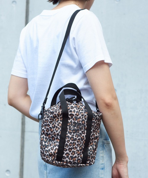 FREDRIK PACKERS（フレドリックパッカーズ）の「【FREDRIK PACKERS】1000D DRAWSTRING TOTE MINI（トートバッグ・レディース・ブラック/ベージュ/レオパード/マルチ・FREE）」の19枚目の写真
