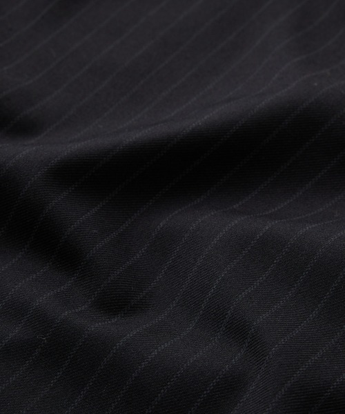 WHO'S WHO gallery（フーズフーギャラリー）の「【BLESS YOU/ブレスユー】ピンストライプスラックス（スラックス・メンズ・チャコールグレー/ブラック/グリーン・FREE）」の6枚目の写真