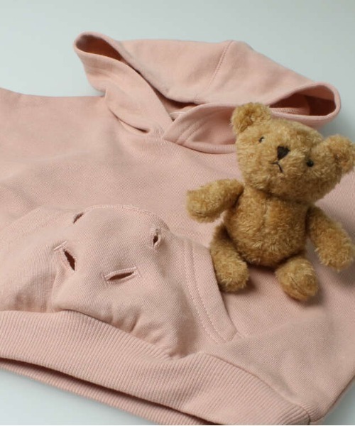 kids zoo（キッズズー）の「ぬいぐるみ付きトレーナー