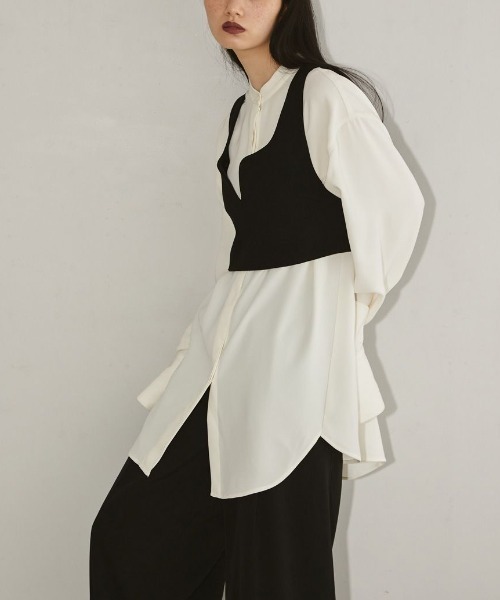 【美品】 todayful Wool Slit Bustier ビスチェ TODAYFUL（トゥデイフル）の「TODAYFUL(トゥデイフル) 