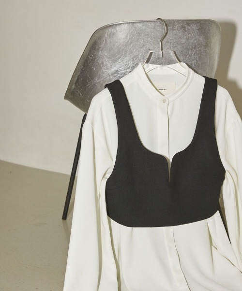トップス TODAYFUL Wool Slit Bustier TODAYFUL（トゥデイフル）の「TODAYFUL(トゥデイフル) 