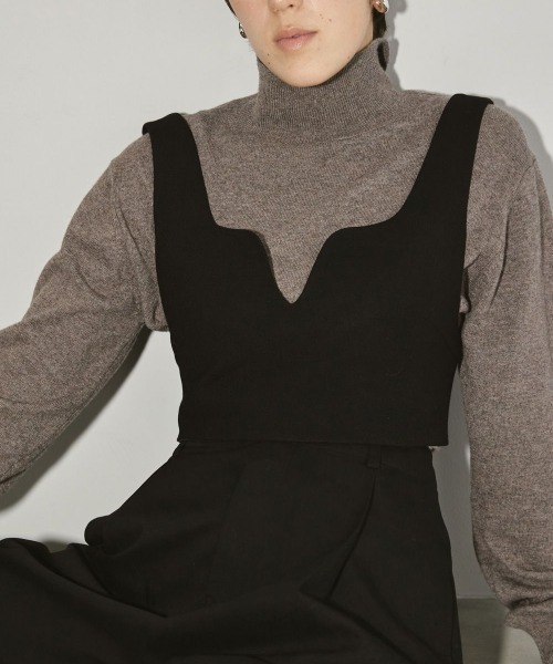 トップス TODAYFUL Wool Slit Bustier TODAYFUL（トゥデイフル）の「TODAYFUL(トゥデイフル) 