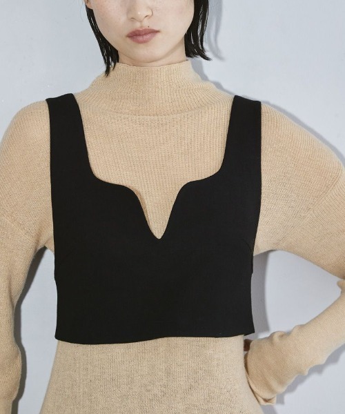 トップス TODAYFUL Wool Slit Bustier TODAYFUL（トゥデイフル）の「TODAYFUL(トゥデイフル) 