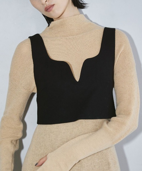 トップス TODAYFUL Wool Slit Bustier TODAYFUL（トゥデイフル）の「TODAYFUL(トゥデイフル) 