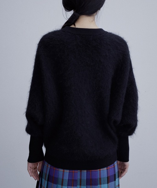 ADAM ET ROPE'（アダムエロペ）の「モヘヤプルオーバー（ニット/セーター・レディース・ブラック/グレー/ピンク・FREE）」の9枚目の写真