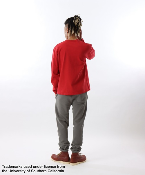 Champion(チャンピオン)の「【Champion/チャンピオン】メンズ MADE IN USA ティーテンイレブン ロングスリーブTシャツ(Tシャツ/カットソー・メンズ・ホワイト/レッド系その他6・MEDIUM/LARGE/X-LARGE)」の8枚目の写真