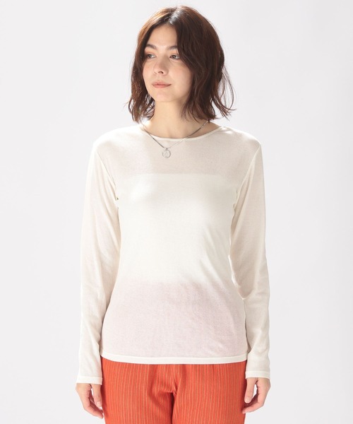 niko and...（ニコアンド）の「キョウネンテレコメロープルオーバー（Tシャツ/カットソー・レディース・ピンク/アイボリー/ブルー/イエロー・MEDIUM/LARGE）」の8枚目の写真