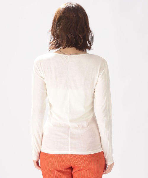 niko and...（ニコアンド）の「キョウネンテレコメロープルオーバー（Tシャツ/カットソー・レディース・ピンク/アイボリー/ブルー/イエロー・MEDIUM/LARGE）」の10枚目の写真